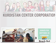 Tablet Screenshot of kurdistancenter.org